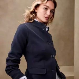 Banana Republic Pique Band-collar Blazer